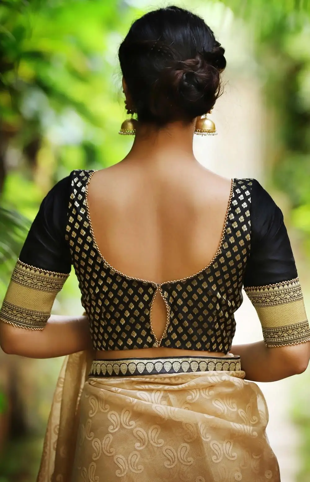 8 Readymade Brocade Blouses To Buy From Amazon