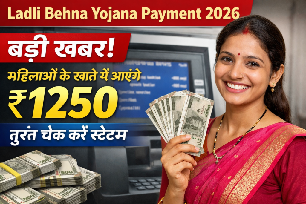 Ladli Behna Yojana Payment 2026: बड़ी खबर! महिलाओं के खाते में आएंगे ₹1250, तुरंत चेक करें स्टेटस