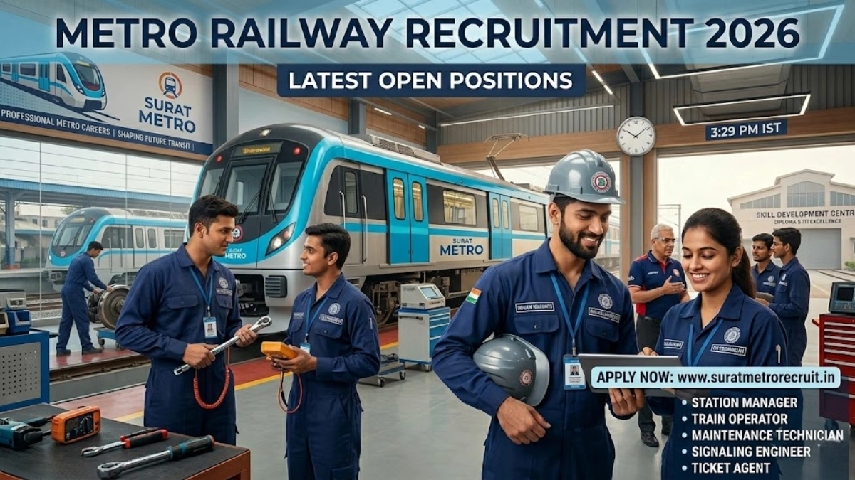 Metro Railway Recruitment 2026